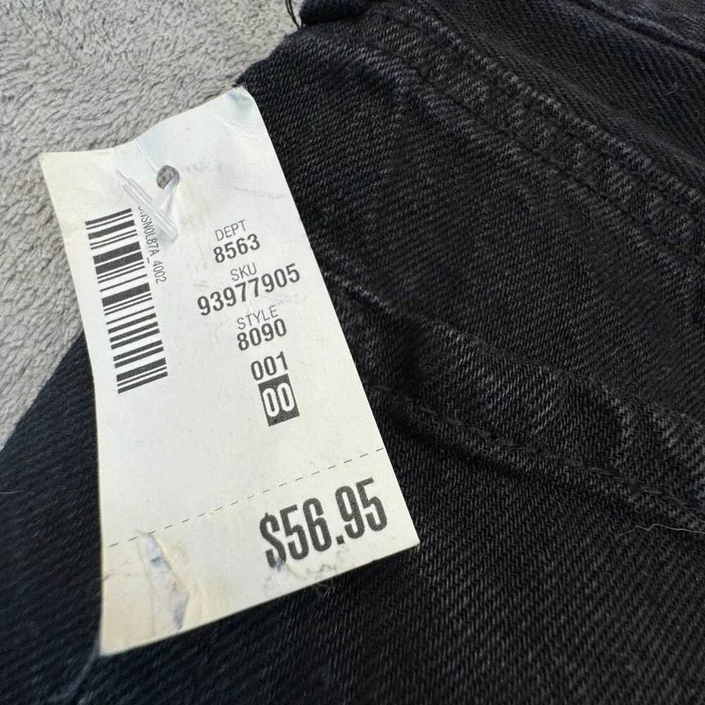 Aeropostale NWT Women's Black Shorts‎ 90's Baggy Shorts Hemp Denim